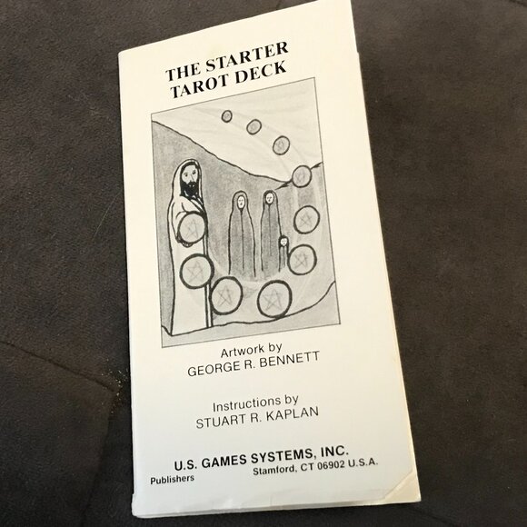 Starter Tarot Deck Vintage 1988 US Games Beginner Tarot - Picture 10 of 11